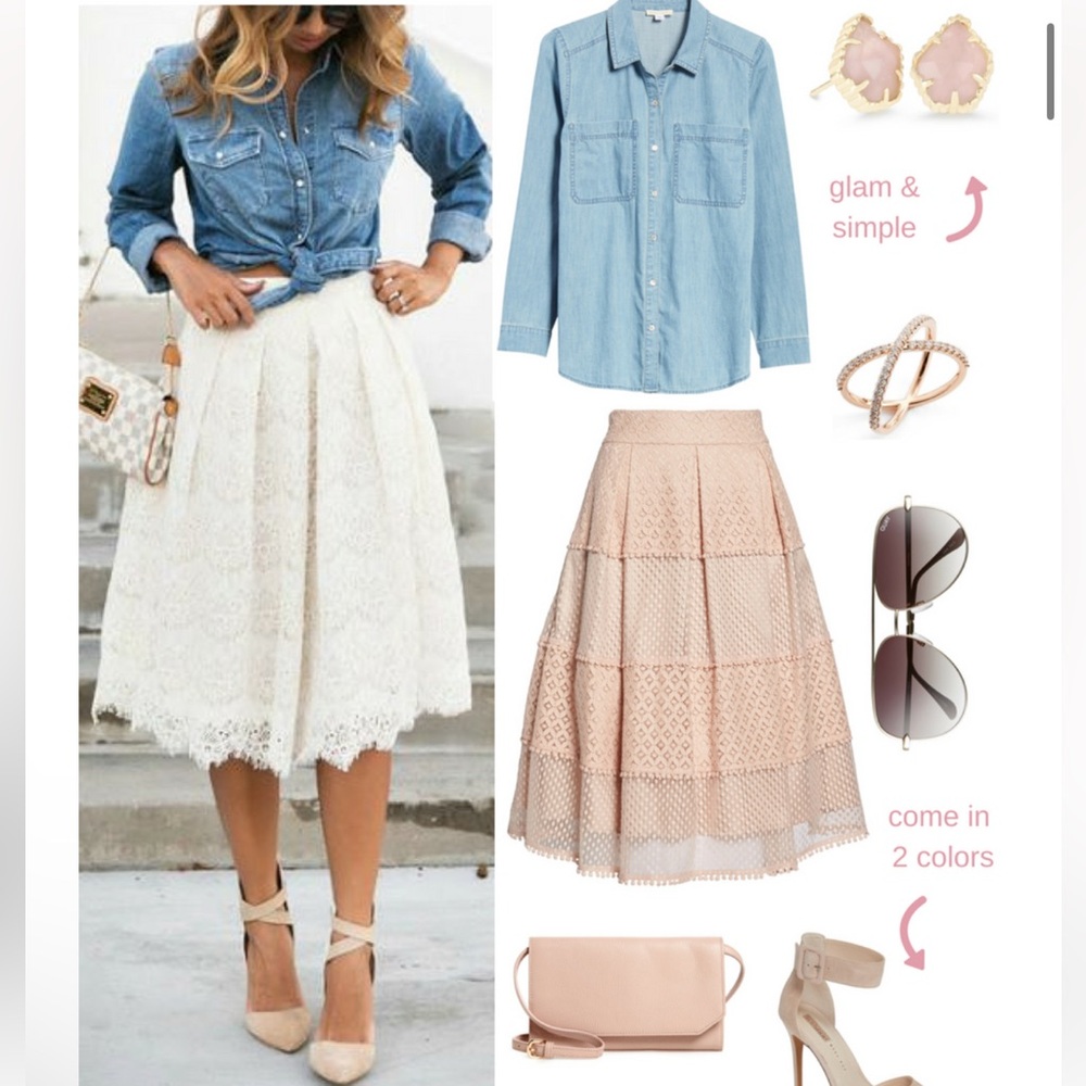 Vintage Christian Dior Chambray Button Up Shirt